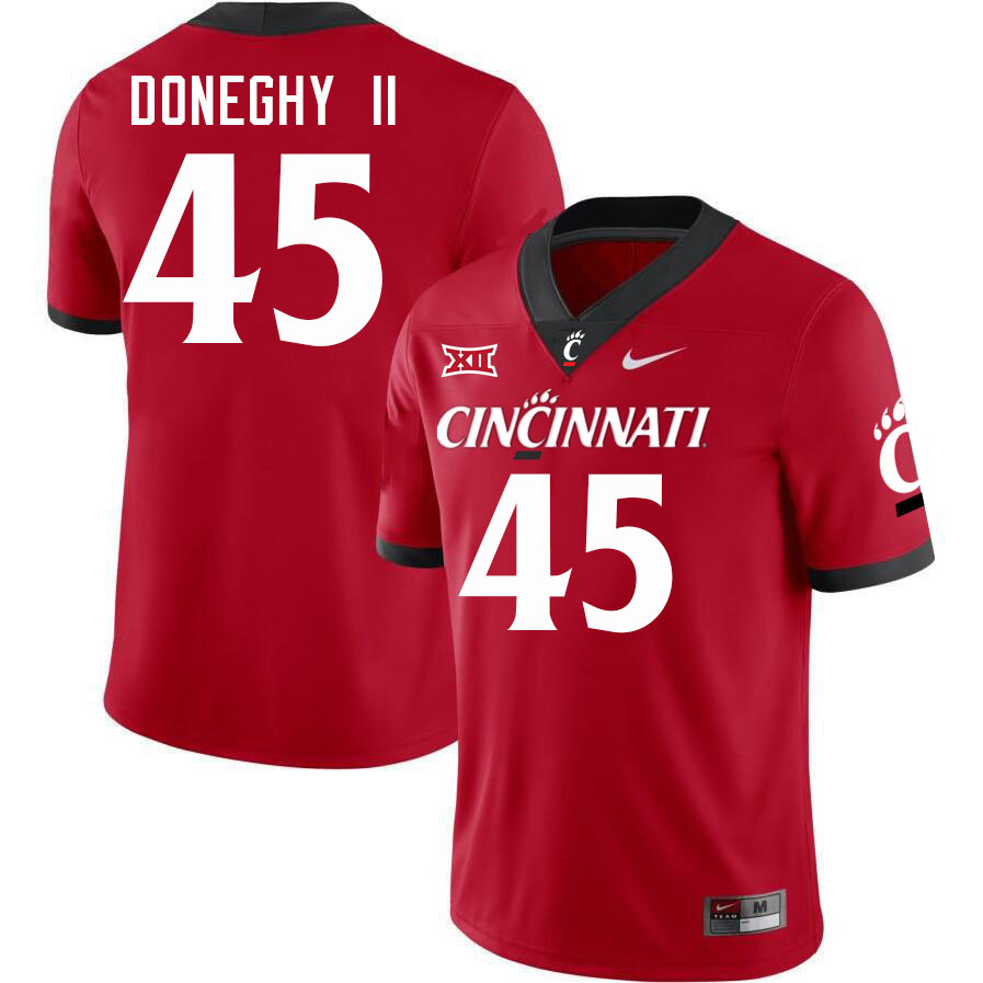 Cincinnati Bearcats #45 Brian Doneghy II College Football Jerseys Stitched-Red